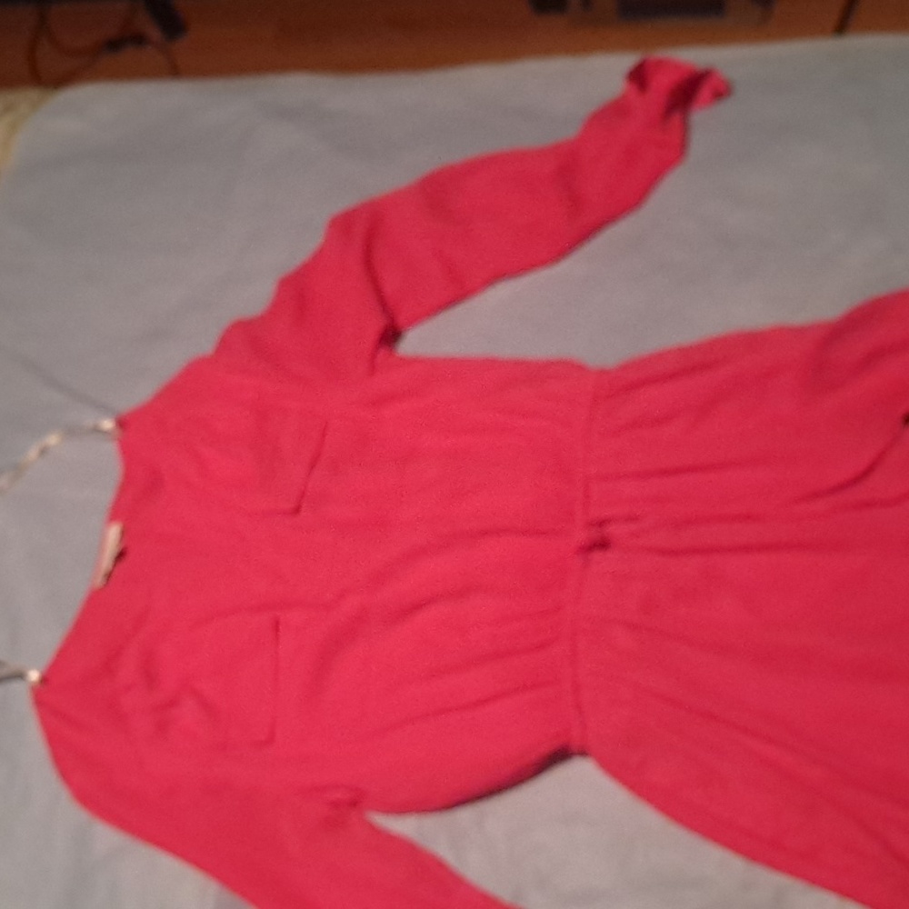 Hot pink dress
